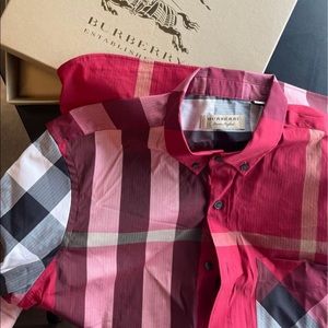 Authentic Burberry Button Up